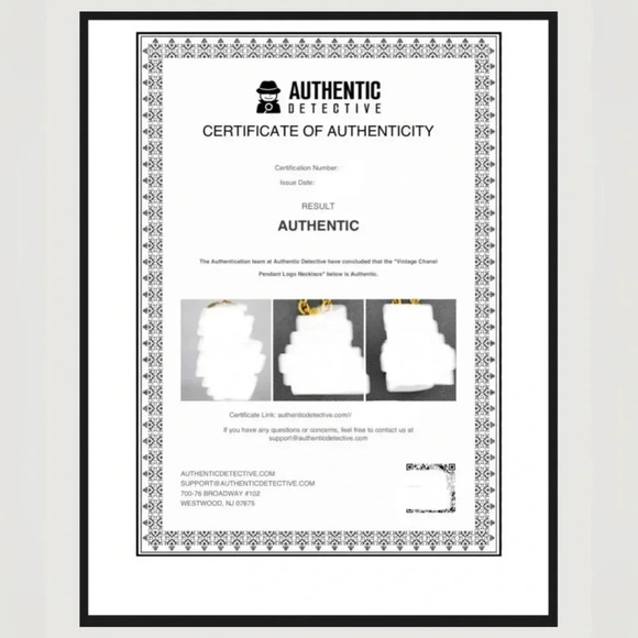 Certificate of Authenticity (2 hour)(COA) - Picture 2 of 2